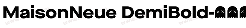 MaisonNeue DemiBold字体转换